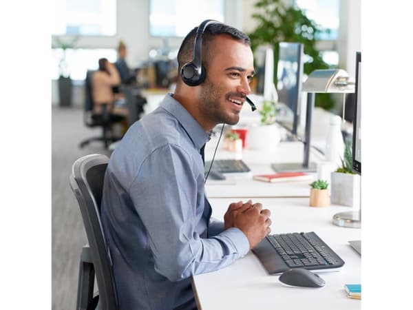 Logitech ClearChat Comfort USB - Hodesett - full størrelse - kablet