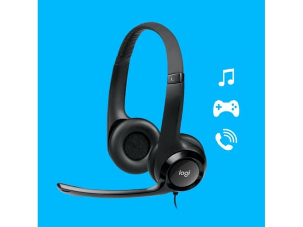 Logitech ClearChat Comfort USB - Hodesett - full størrelse - kablet