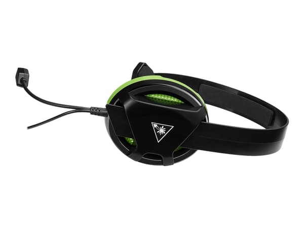 Turtle Beach RECON CHAT - Hodesett - full størrelse - kablet - 3,5 mm jakk - svart/grønn - for Microsoft Xbox One, One S, One S All-Digital Edition,
