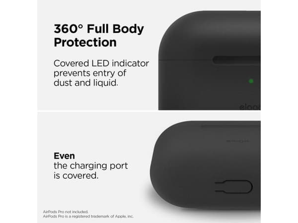 elago Original - Taske til trådløse øretelefoner - silikoni - lajitelma - Apple AirPods Pro -puhelimille