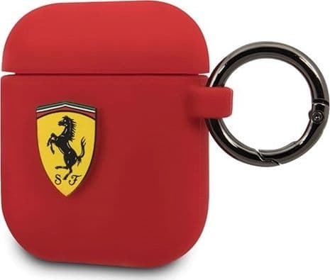 Ferrari Ferrari FESACCSILSHRE AirPods suojakuori punainen/punainen Silikoni universaali
