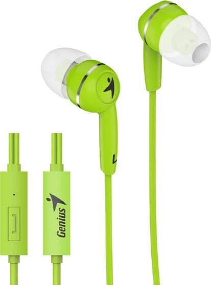 Headphones Genius GENIUS the handset comes with a microphone HS-M320, green