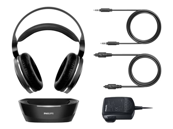 Philips SHD8850/12, Langaton, 8 - 22500 Hz, Musiikki, 221 g, Kuulokkeet, Musta