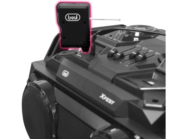 Trevi EM 401, Scene/opptreden, 174 - 216 Hz, Énveis, Trådløs, Bluetooth, 20 m