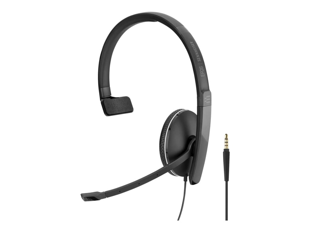 Sennheiser SC 135, Hodesett, Hodebånd, Kontor/kundesenter, Svart, Mono, In-line