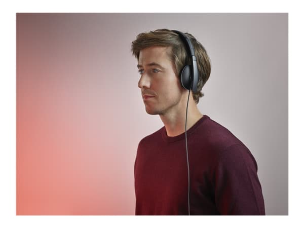 EPOS ADAPT SC 130 USB - Hodesett - on-ear - kablet - aktiv støydemping - USB - svart, hvit - Certified for Skype for Business