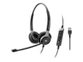 Miniatyrbild 1 av 5: EPOS IMPACT SC 660 USB ML - Headset - på örat - kabelansluten - USB - svart, silver