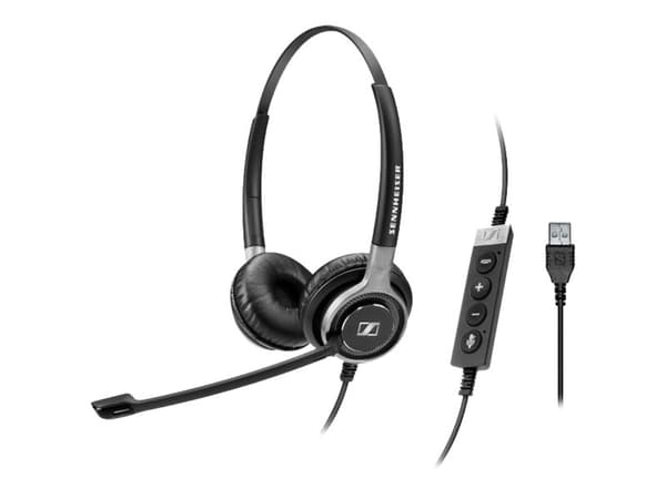 EPOS IMPACT SC 660 USB ML - Hodesett - on-ear - kablet - USB - svart, sølv