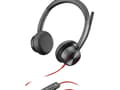 Miniatyrbild 2 av 5: POLY Blackwire 8225, Kabel, Kontor/callcenter, 20 - 20000 hz, 186 g, Headset, Svart