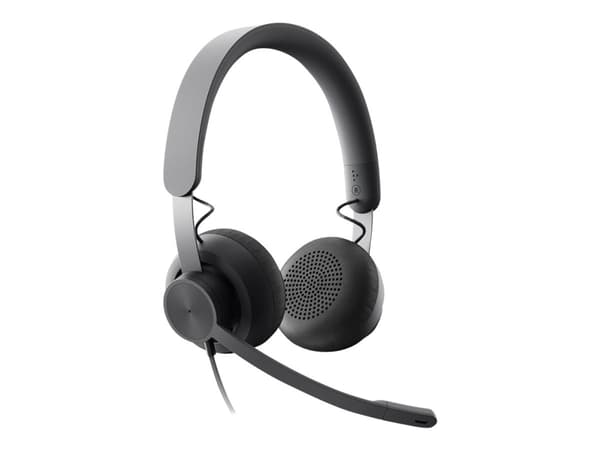 Logitech Zone Wired MSFT Teams - Hodesett - on-ear - kablet - USB-C - grafitt - Certified for Microsoft Teams
