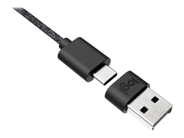 Logitech Zone Wired MSFT Teams - Hodesett - on-ear - kablet - USB-C - grafitt - Certified for Microsoft Teams