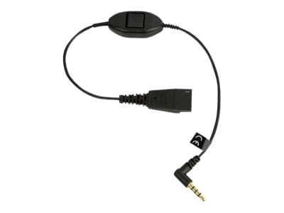 Jabra - Headset-kabel - Snabburkoppling hane till mini-phone stereo 3.5 mm hane - 30 cm