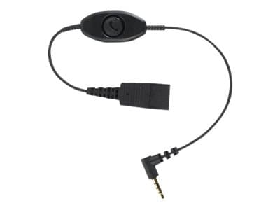 Jabra - Headset-kabel - Snabburkoppling hane till mini-phone stereo 3.5 mm hane - 30 cm