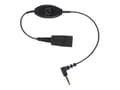 Miniatyrbild 1 av 5: Jabra - Headset-kabel - Snabburkoppling hane till mini-phone stereo 3.5 mm hane - 30 cm