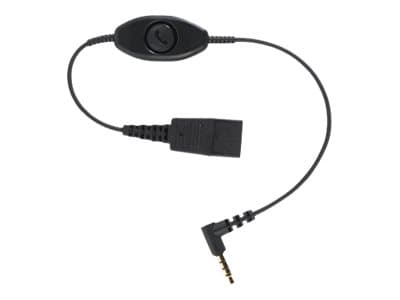 Jabra - Headset-kabel - Snabburkoppling hane till mini-phone stereo 3.5 mm hane - 30 cm