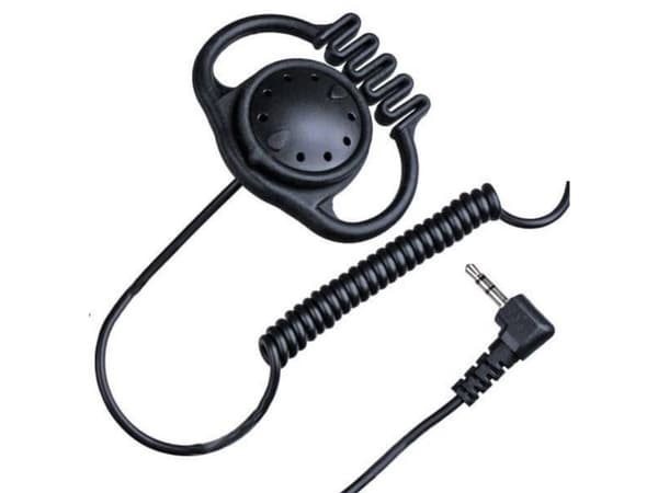 Albrecht OH-2A, Kuulokkeet, Ear-hook, Musta, Yksikanavainen, Langallinen, Korvanpäällis