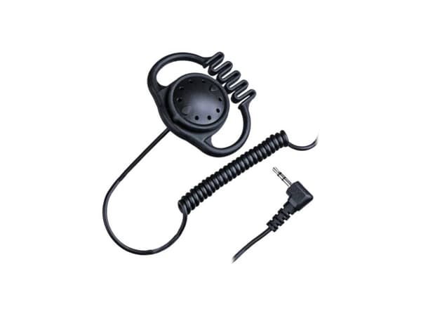 Albrecht OH-2A, Kuulokkeet, Ear-hook, Musta, Yksikanavainen, Langallinen, Korvanpäällis