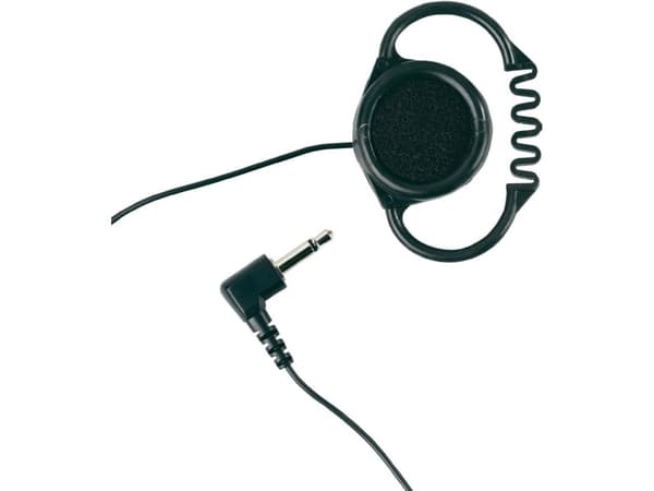 Albrecht OH-2A, Kuulokkeet, Ear-hook, Musta, Yksikanavainen, Langallinen, Korvanpäällis