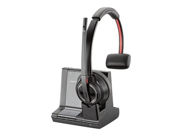 Poly Savi 8200 Series W8210-M - Microsoft - hodesett - on-ear - DECT / Bluetooth - trådløs - aktiv støydemping - Certified for Microsoft Teams