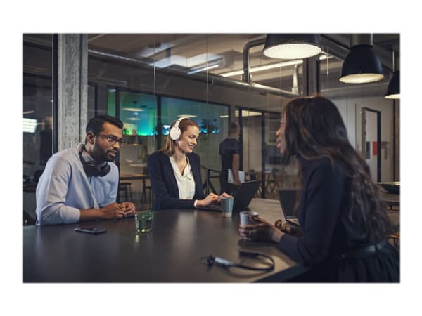 EPOS I SENNHEISER ADAPT 360 - Hodesett - full størrelse - Bluetooth - trådløs - aktiv støydemping - hvit - Certified for Microsoft Teams
