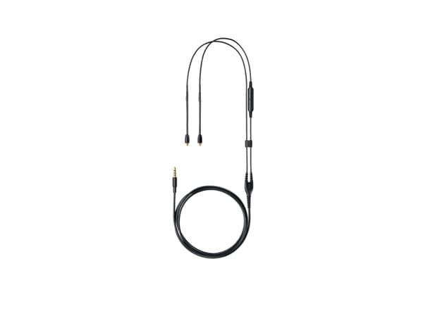 Shure RMCE-UNI - Hörlurskabel - 4-poligt minijack hane till MMCX hane - 1.27 m - 3-knappars fjärrkontroll, inbyggd mikrofon - för Shure SE215, SE315,