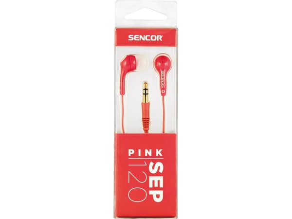 Sencor SEP 120, Kabel, 20 - 20000 hz, Hörlurar, Rosa