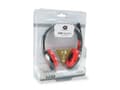 Miniatyrbild 3 av 5: Conceptronic CCHATSTARU2R - Headset - på örat - kabelansluten - USB - svart, röd