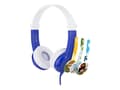 Miniatyrbilde 1 av 5: Onanoff BuddyPhones Connect - Hodetelefoner med mikrofon - on-ear - kablet - 3,5 mm jakk - blå