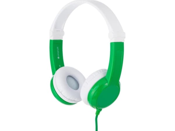 Kuulokkeet lapsille 3+, 85dB, mikrofonilla Connect vihreä