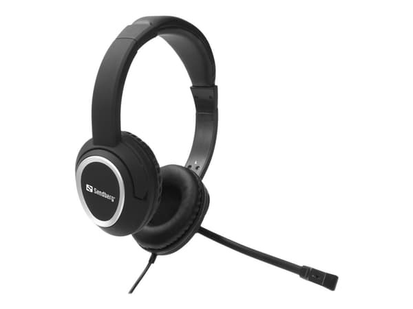 Sandberg MiniJack Chat Headset - Headset - på örat - kabelansluten - 3,5 mm kontakt
