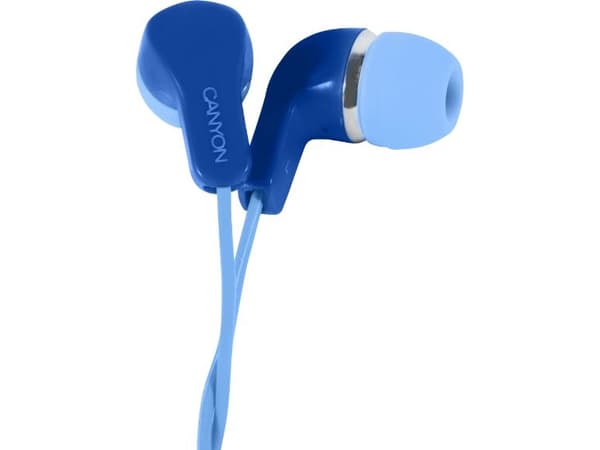 Canyon CNS-CEPM02BL, Hörlurar, I öra, Calls/Music, Blå, 1,2 m, Kabel