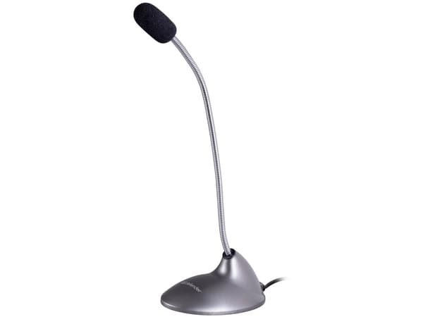 Defender MIC-111, Mikrofon till PC, 54 dB, 20 - 13000 hz, Kondensator, Kabel, 3,5 mm (1/8 tum)