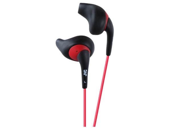 JVC HA-EN10 Gumy Sport - Hörlurar - inuti örat - kabelansluten - 3,5 mm kontakt - svart