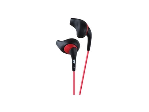 JVC HA-EN10 Gumy Sport - Hörlurar - inuti örat - kabelansluten - 3,5 mm kontakt - svart