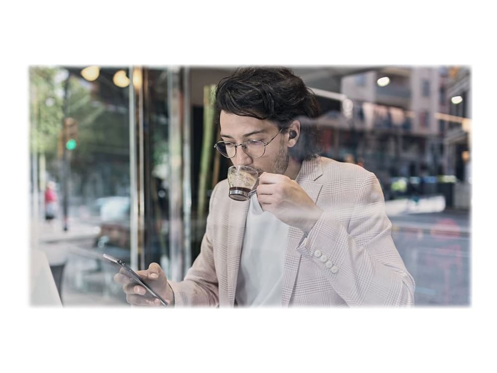 Panasonic RZ-S500WE - True wireless-hörlurar med mikrofon - inuti örat - Bluetooth - aktiv brusradering - svart