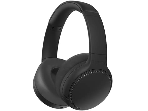 Panasonic RB-M500BE - Hodetelefoner med mikrofon - full størrelse - Bluetooth - trådløs - 3,5 mm jakk - svart