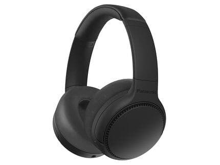 Panasonic RB-M300BE - Hörlurar med mikrofon - fullstorlek - Bluetooth - trådlös - 3,5 mm kontakt - svart
