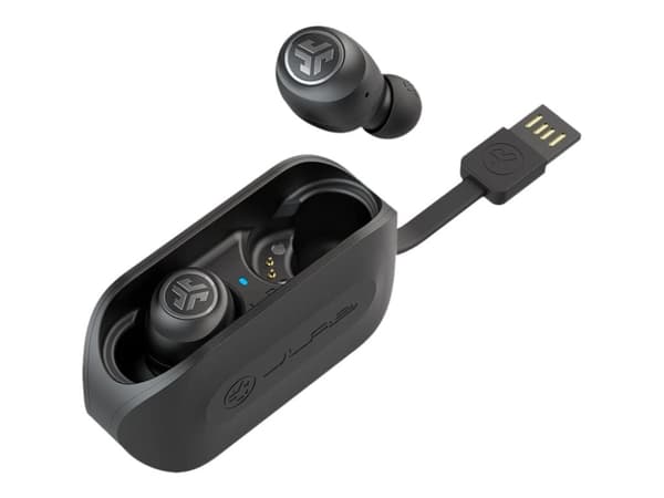 JLab Audio Go Air - True wireless-hörlurar med mikrofon - inuti örat - Bluetooth - svart