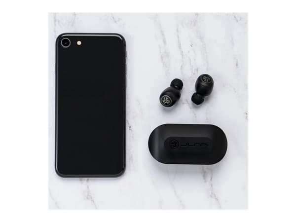 JLab Audio Go Air - True wireless-hörlurar med mikrofon - inuti örat - Bluetooth - svart