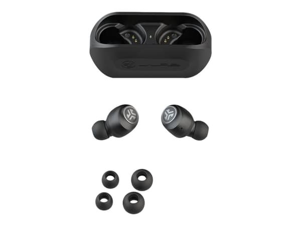 JLab Audio Go Air - True wireless-hörlurar med mikrofon - inuti örat - Bluetooth - svart