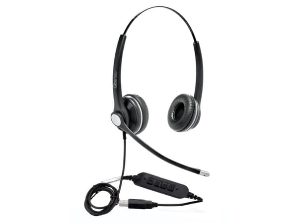 eSTUFF G4040 - Headset - på örat - kabelansluten - USB-A - Certifierad för Skype for Buisness