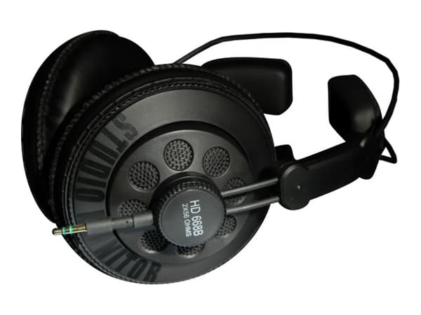 Superlux HD668B, Langallinen, 10 - 30000 Hz, Musiikki, 222 g, Kuulokkeet, Musta