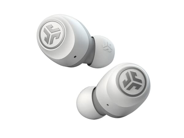 JLab Audio Go Air - True wireless-hörlurar med mikrofon - inuti örat - Bluetooth - grå, vit