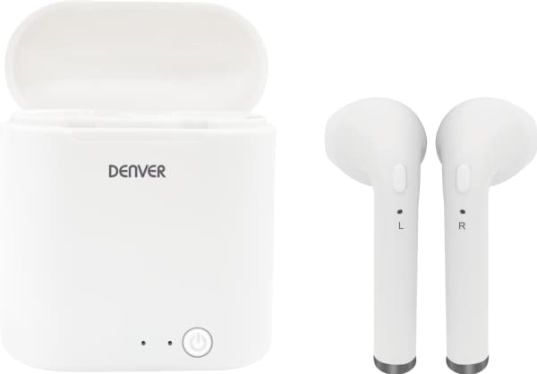 DENVER TWQ-40 - True wireless-hodetelefoner med mikrofon - i øret - Bluetooth