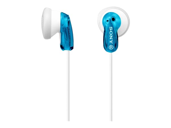 Sony MDR-E9LP - Hodetelefoner - ørepropp - kablet - 3,5 mm jakk - blå