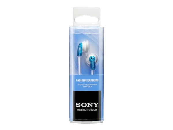 Sony MDR-E9LP - Hodetelefoner - ørepropp - kablet - 3,5 mm jakk - blå