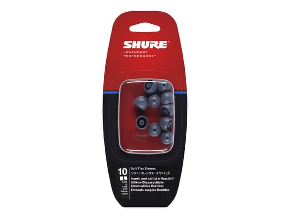 Shure EASFX1-10 - Øremuffer for hodetelefoner - svart - for Shure SCL3, SCL4, SCL5
