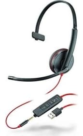 Poly Blackwire C3215 - 3200 Series - headset - på örat - kabelansluten - USB, 3,5 mm kontakt