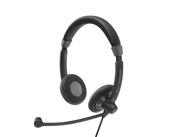 Epos SC 75 USB MS, Headset, Huvudband, Office/Call center, Svart, Binaural, 1,12 m