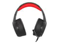 Miniatyrbilde 4 av 5: Genesis Neon 200 - Hodesett - on-ear - kablet - 3,5 mm jakk, USB - svart, rød